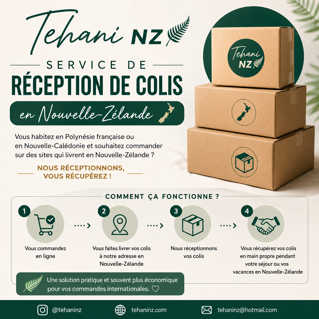 Réception de colis