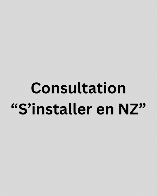 Consultation « S’installer en Nz »